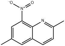 2,6-二甲基-8-硝基喹啉, 30465-59-9, 结构式