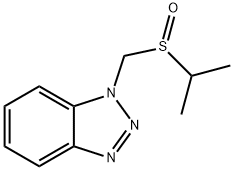 1-[(Propane-2-sulfinyl)methyl]-1H-1,2,3-benzotriazole Struktur