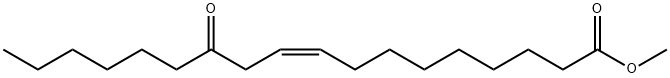 9-Octadecenoic acid, 12-oxo-, methyl ester, (9Z)- Structure