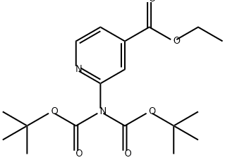 4-Pyridinecarboxylic acid, 2-[bis[(1,1-dimethylethoxy)carbonyl]amino]-, ethyl ester