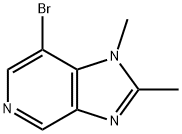 7-Bromo-1,2-dimethylimidazo[4,5-c]pyridine Structure