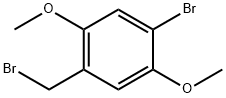Benzene, 1-bromo-4-(bromomethyl)-2,5-dimethoxy- 化学構造式