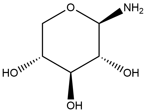 β-D-Xylopyranosylamine Struktur