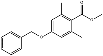 Benzoic acid, 2,6-dimethyl-4-(phenylmethoxy)-, methyl ester Structure