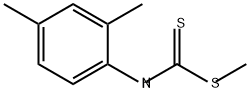 Carbamodithioic acid, N-(2,4-dimethylphenyl)-, methyl ester Structure