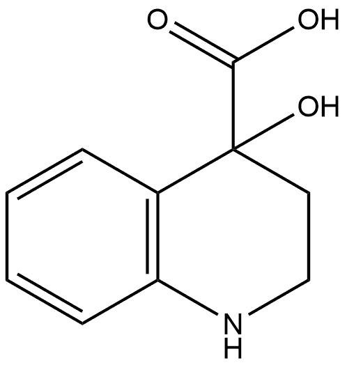 4-Hydroxy-1,2,3,4-tetrahydroquinoline-4-carboxylic acid Structure