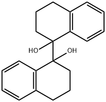 [1,1'-Binaphthalene]-1,1'(2H,2'H)-diol, 3,3',4,4'-tetrahydro- Struktur