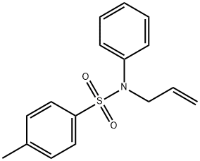 Benzenesulfonamide, 4-methyl-N-phenyl-N-2-propen-1-yl- Structure
