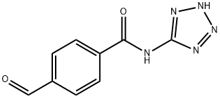 Benzamide, 4-formyl-N-2H-tetrazol-5-yl- 结构式