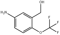 Benzenemethanol, 5-amino-2-(trifluoromethoxy)- Struktur