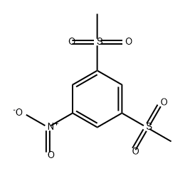 Benzene, 1,3-bis(methylsulfonyl)-5-nitro- 化学構造式