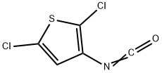 Thiophene, 2,5-dichloro-3-isocyanato- Structure