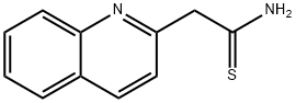 2-Quinolineethanethioamide 结构式