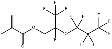 2,3,3,3-四氟-2-(七氟丙氧基)甲基丙烯酸丙酯, 30862-04-5, 结构式