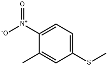 Benzene, 2-methyl-4-(methylthio)-1-nitro- Structure