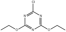 1,3,5-Triazine, 2-chloro-4,6-diethoxy- Struktur