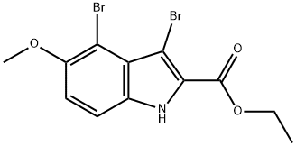 1H-Indole-2-carboxylic acid, 3,4-dibromo-5-methoxy-, ethyl ester