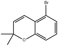 2H-1-Benzopyran, 5-bromo-2,2-dimethyl- 化学構造式