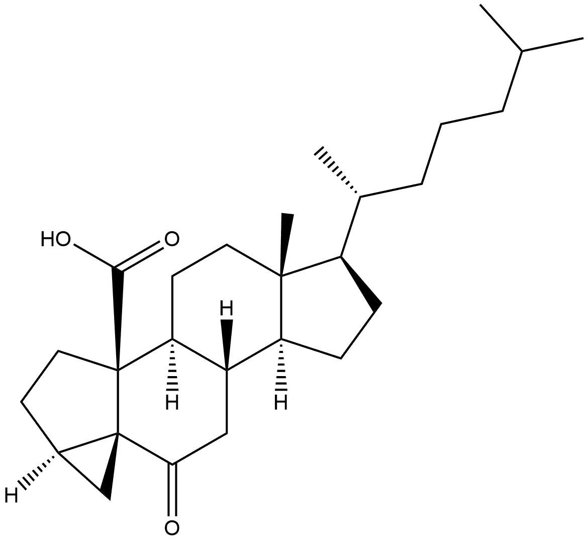 3,5-Cyclocholestan-19-oic acid, 6-oxo-, (3α,5R)- (9CI)