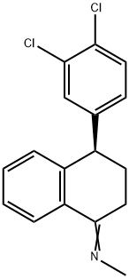 Methanamine, N-[(4R)-4-(3,4-dichlorophenyl)-3,4-dihydro-1(2H)-naphthalenylidene]- 结构式