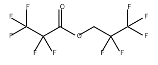 Propanoic acid, 2,2,3,3,3-pentafluoro-, 2,2,3,3,3-pentafluoropropyl ester Structure