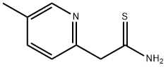2-Pyridineethanethioamide, 5-methyl- Structure