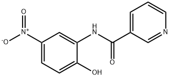 N-(2-hydroxy-5-nitrophenyl)nicotinamide Struktur