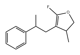 313250-16-7 Furan, 5-fluoro-2,3-dihydro-3-methyl-4-(2-phenylpropyl)-