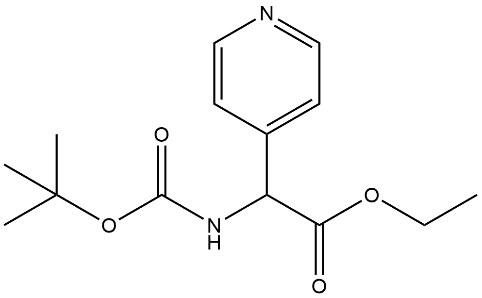 313490-99-2 2-((叔丁氧羰基)乙基氨基)-2-(吡啶-4-基)乙酸酯