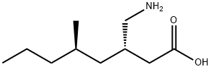 Octanoic acid, 3-(aminomethyl)-5-methyl-, (3S,5R)- 结构式