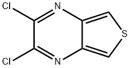 Thieno[3,4-b]pyrazine, 2,3-dichloro- 化学構造式