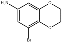 8-溴-2,3-二氢苯并[B][1,4]二噁英-6-胺, 314033-35-7, 结构式