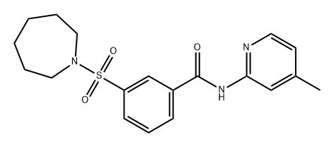 314043-73-7 3-(氮杂环庚烷-1-基磺酰基)-N-(4-甲基吡啶-2-基)苯甲酰胺