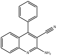 2-Amino-4-phenylquinoline-3-carbonitrile Structure