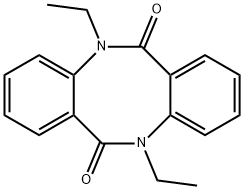 Dibenzo[b,f][1,5]diazocine-6,12(5H,11H)-dione, 5,11-diethyl- Structure