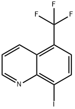Quinoline, 8-iodo-5-(trifluoromethyl)-,316-71-2,结构式