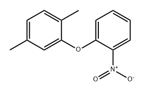 Benzene, 1,4-dimethyl-2-(2-nitrophenoxy)- Structure