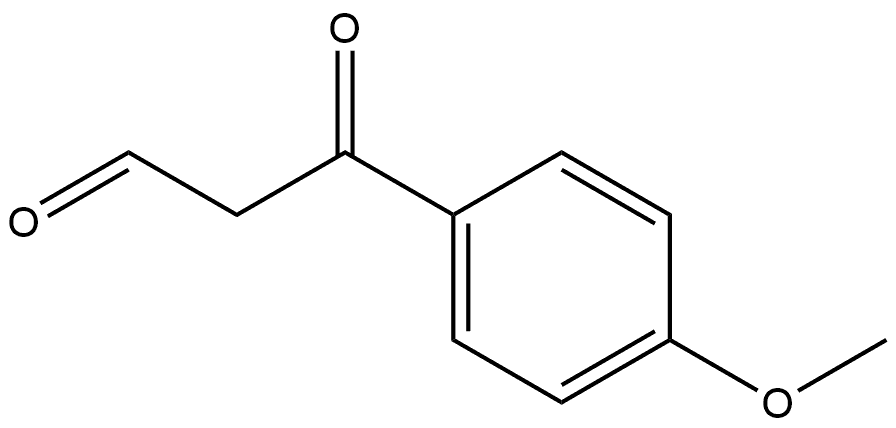 Benzenepropanal, 4-methoxy-β-oxo-