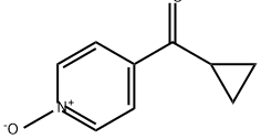 Methanone, cyclopropyl(1-oxido-4-pyridinyl)- 化学構造式
