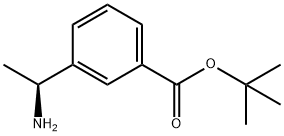 (S)-3-(1-Amino-ethyl)-benzoic acid tert-butyl ester Structure