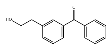 Methanone, [3-(2-hydroxyethyl)phenyl]phenyl- Structure