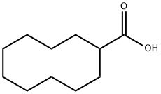 Cyclodecanecarboxylic acid 化学構造式