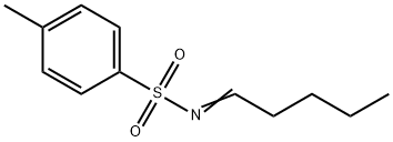 Benzenesulfonamide, 4-methyl-N-pentylidene- 结构式