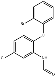 N-[2-(2-溴苯氧基)-5-氯苯基]甲酰胺,320785-96-4,结构式