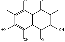 1,4-Naphthalenedione, 2,5,7,8-tetrahydroxy-3,6-dimethyl-|短梗霉醌