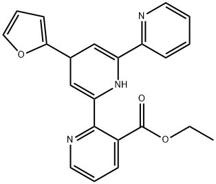 [2,2':6',2''-Terpyridine]-3-carboxylic acid, 4'-(2-furanyl)-1',4'-dihydro-, ethyl ester (9CI)