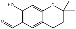 7-羟基-2,2-二甲基铬-6-碳醛, 32268-32-9, 结构式