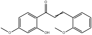 2'-羟基-2,4'-二甲氧基查尔酮 结构式