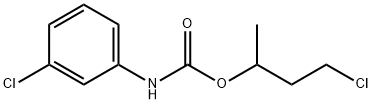 Carbamic acid, (3-chlorophenyl)-, 3-chloro-1-methylpropyl ester (9CI) Struktur