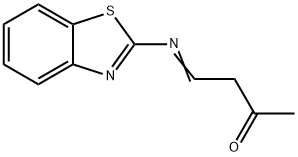 2-Butanone,4-(2-benzothiazolylimino)-(9CI) Structure